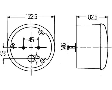 Bakljus 2SA 964 169-097 Hella, bild 2