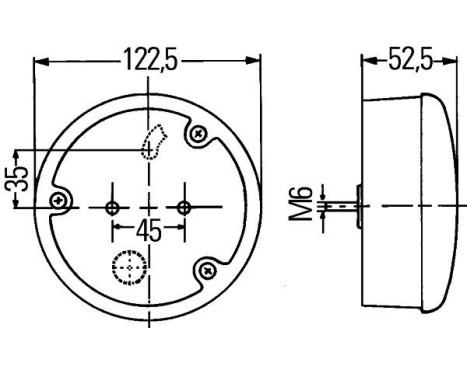 Bakljus 2SB 964 169-301 Hella, bild 2