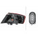 Bakljus 2SD 012 838-031 Hella, miniatyr 2