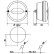 Bakljus 2SD 013 155-011 Hella
