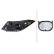 Bakljus 2SK 013 102-091 Hella, miniatyr 2