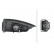 Bakljus 2TZ 011 662-041 Hella, miniatyr 2