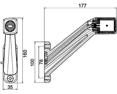 Bakljus 2VP 340 934-201 Hella