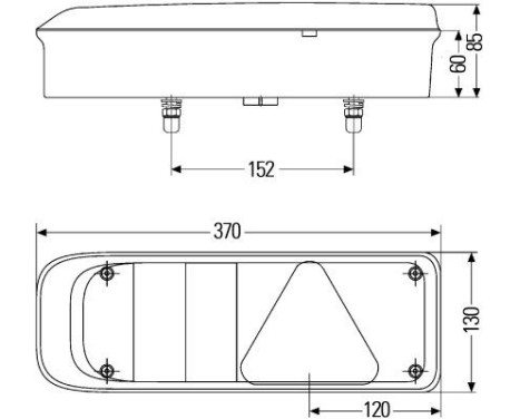 Bakljus 2VP 340 934-201 Hella, bild 3