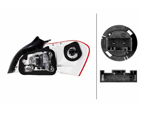 Bakljus BMW 1 coupé (E82) 03/11- litium-LED 2VP 010 756-191 Hella, bild 2