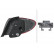 Bakljus Mercedes B (W246) 14- li buy 2SD 354 873-011 Hella, miniatyr 2