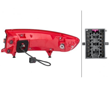 Bakljus Porsche Macan 13-li 2SD 011 499-111 Hella