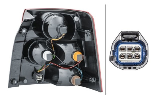 Bakljus Range Rover (LS) 05-13 li 2VP 238 023-151 Hella, bild 2