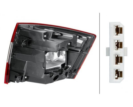 Bakljus Skoda Octavia III kombi 17- li 9EL 354 848-031 Hella, bild 2