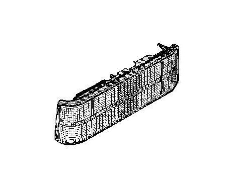 Bakljus vänster BRÄDDE RÖD 3710923 Van Wezel