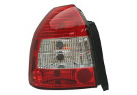 Bakljussats lämplig för Honda Civic HB 3-dörrar 1996-2001 - Röd / klar DL HOR36 AutoStyle