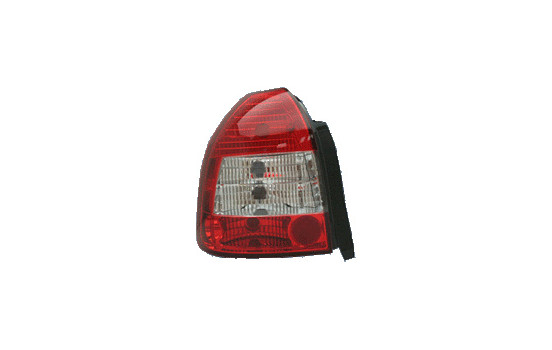Bakljussats lämplig för Honda Civic HB 3-dörrar 1996-2001 - Röd / klar DL HOR36 AutoStyle, bild 2