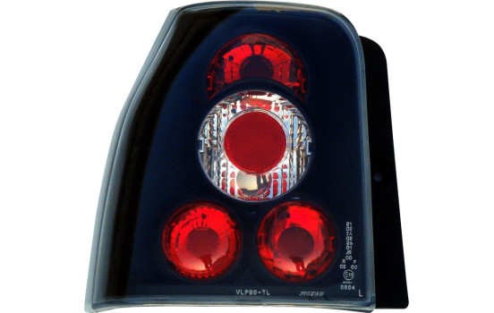 Bakljusset passande till Volkswagen Lupo & Seat Arosa 1998- - Svart DL VWR24J AutoStyle