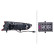 Baklykta 2SD 011 499-151 Hella, miniatyr 2