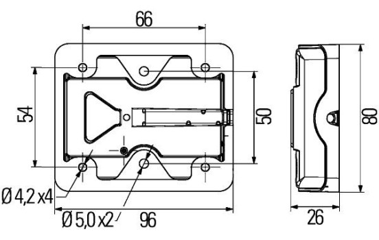 Hella bakljus 2VB 980 720-401, bild 2