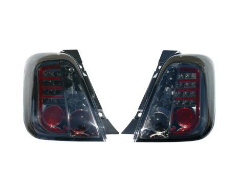 Sats med LED-bakljus lämpliga för Fiat 500 2007- - Rökfärgade DL FIR08LJ AutoStyle, bild 2