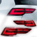 Set LED-bakljus lämplig för Volkswagen Golf VIII 2020- exkl. Variant - Röd/Smoke - inkl. Dyn DL VWR26LRSD AutoStyle, miniatyr 3