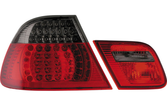 Set LED-bakljus passande till BMW 3-serie E46 Coupé 1999-2003 - Röd/Rökfärgad DL BMR27S AutoStyle, bild 2