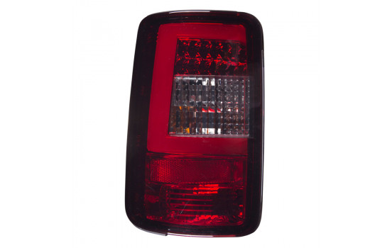 Set LED-bakljus passande till Volkswagen Touran 2003-2006 & Caddy II 2004- - Röd/Rökfärgad DL VWR06LRS AutoStyle
