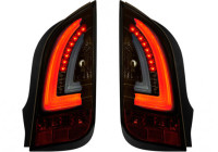 Set LED-bakljus som passar Volkswagen Up! & Skoda Citigo 2011- - Svart/Smoke/Guld DL VWR99SG AutoStyle
