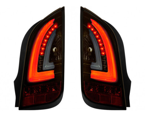 Set LED-bakljus som passar Volkswagen Up! & Skoda Citigo 2011- - Svart/Smoke/Guld DL VWR99SG AutoStyle