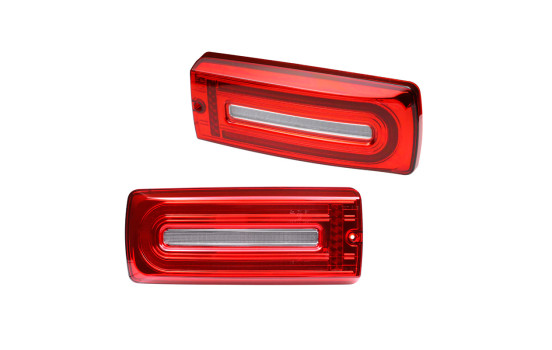 Set med LED-bakljus lämpliga för Mercedes G-klass W463 G500/G550/G55/G63 AMG 1999-2018 - Röd/Ljus DL MER01LC AutoStyle, bild 2
