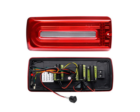Set med LED-bakljus lämpliga för Mercedes G-klass W463 G500/G550/G55/G63 AMG 1999-2018 - Röd/Ljus DL MER01LC AutoStyle, bild 4