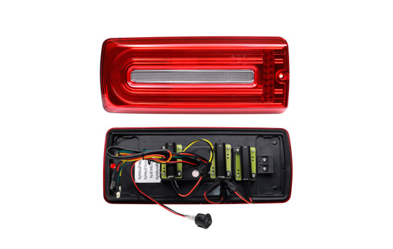 Set med LED-bakljus lämpliga för Mercedes G-klass W463 G500/G550/G55/G63 AMG 1999-2018 - Röd/Ljus DL MER01LC AutoStyle, bild 4