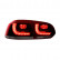 Ställ in R-Look LED Bakljus som passar för Volkswagen Golf VI 2008-2012 exkl. Variant - Röd / Rök 441-19B3F4LD-AE AutoStyle, miniatyr 2