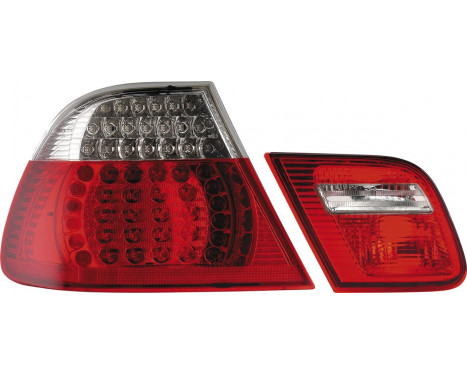 Styling Bakljus BMW 3-serie E46 Coupe 1999-2003 - Red / Clear DL BMR27 AutoStyle