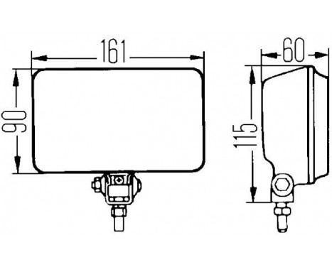 Dimljus Comet 450 gul med huva och gl 12V H3