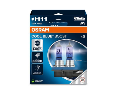 Glödlampa, strålkastare COOL BLUE BOOST, bild 3