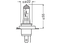 Glödlampa, strålkastare NIGHT BREAKER® SILVER