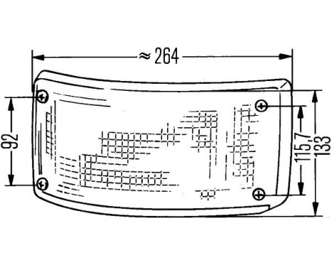 Blinker 2BA 005 603-017 Hella, bild 2