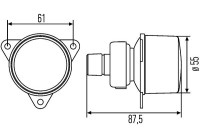 Blinker 2BA 008 221-107 Hella