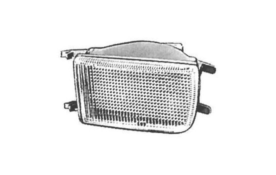 Blinkers höger fram VIT utan Glödlampshållare 5880908 Van Wezel