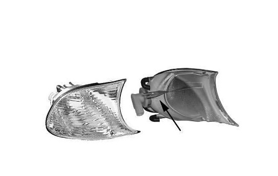 Höger blinkers för 02+ VIT 0654906 Van Wezel, bild 2