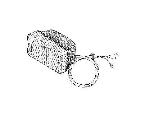 Höger framblinker ORANGE I STÖTFÅNGARE 0221902 Van Wezel