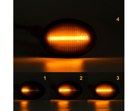 Set med LED sidoblinkers lämplig för Alfa/Fiat/Ford/Lancia olika modeller - Smoke grey - inkl, bild 6
