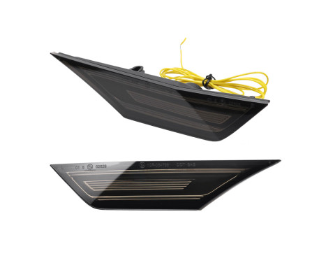 Set med LED sidoblinkers lämplig för Honda Civic X 2016-2022 - Smoke Grey - inkl Dynamic Running Li, bild 5
