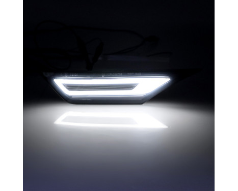 Set med LED sidoblinkers lämplig för Honda Civic X 2016-2022 - Smoke Grey - inkl Dynamic Running Li, bild 7