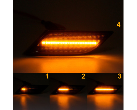 Set med LED sidoblinkers lämplig för Volkswagen Transporter T6.1 2020-2022 - Rökgrå - inkl, bild 7