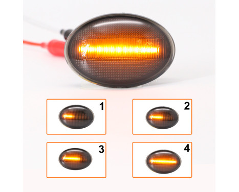 Set med LED-sidoindikatorljus lämpliga för Mini R55 Clubman / R56 / R57 Cabrio / R58 Coupe / R59 Roadste, bild 7