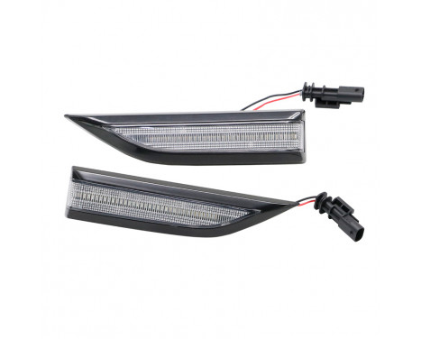 Ställ in LED-sidoindikatorer lämpliga för Volkswagen Transporter T6 2015- - Vit - inkl. DRL