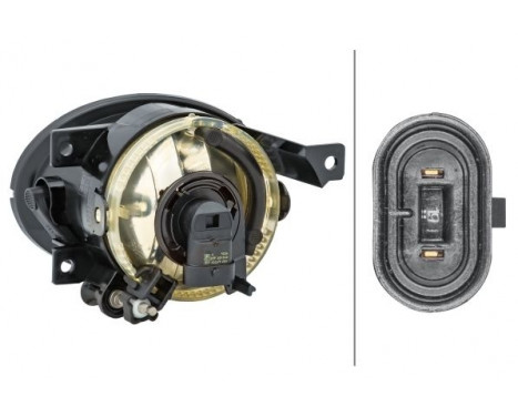 Dimljus/kurvljus VW Touran (1T1/1T2) 03-10 1N0 010 151-021 Hella, bild 2