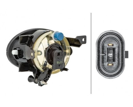 Dimljus VW Touareg (7P5) 10->14 höger 1N0 009 954-421 Hella, bild 2