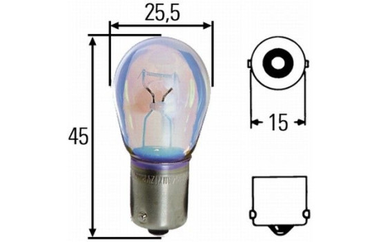 Hella Standard P21W, 24V21W (2 stycken)