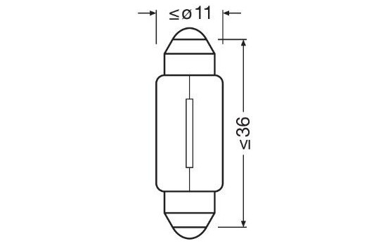 Osram Original C5W, 24V5W (35mm), bild 3