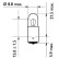 Philips Glödlampa 24V 4W BA9s (2x), miniatyr 3