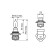 Bosch glödlampa 12V HIR2 PX22d